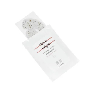 Eye booster "this is bright."