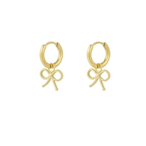 Oorbellen bow basic