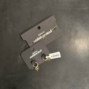 Set armband bow basic en oorbellen bow basic