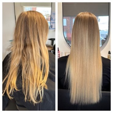 Herstelbehandeling met keratine